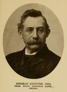 Herman Kountze (1833-1906), North Omaha, Nebraska.