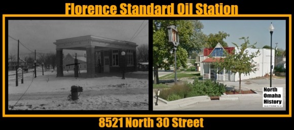 This 1917 pic shows the Florence Standard Oil station that was located at 8521 North 30 Street in North Omaha.