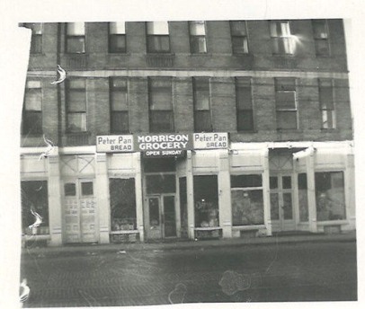 This was the three-story brick mixed-use building with three storefronts at 2702, 2704, and 2706 Cuming Street from about 1906 to 1966. Pic courtesy of Doug Morrison.