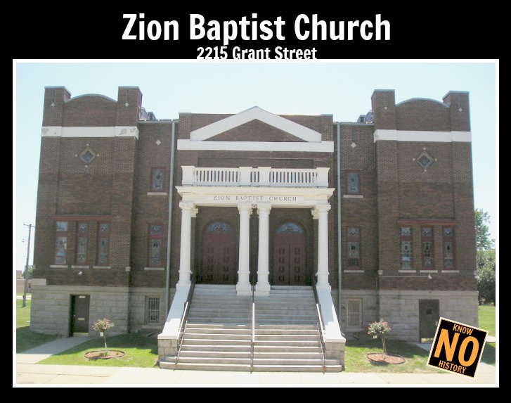 Zion Baptist Church, 2215 Grant Street, North Omaha, Nebraska