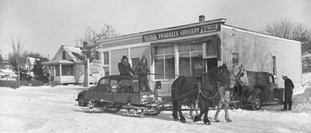 Hannah and Abe Pradell ran Pradell's Grocery at 5501 N. 35th Street near N. 35th and Jaynes in North Omaha, Nebraska, from 1919 to 1964.