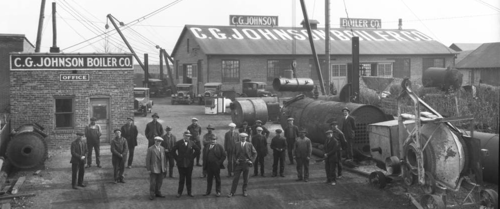 The C.G. Johnson Boiler Company was at 1445 North 11th Street in the North Omaha Bottoms.