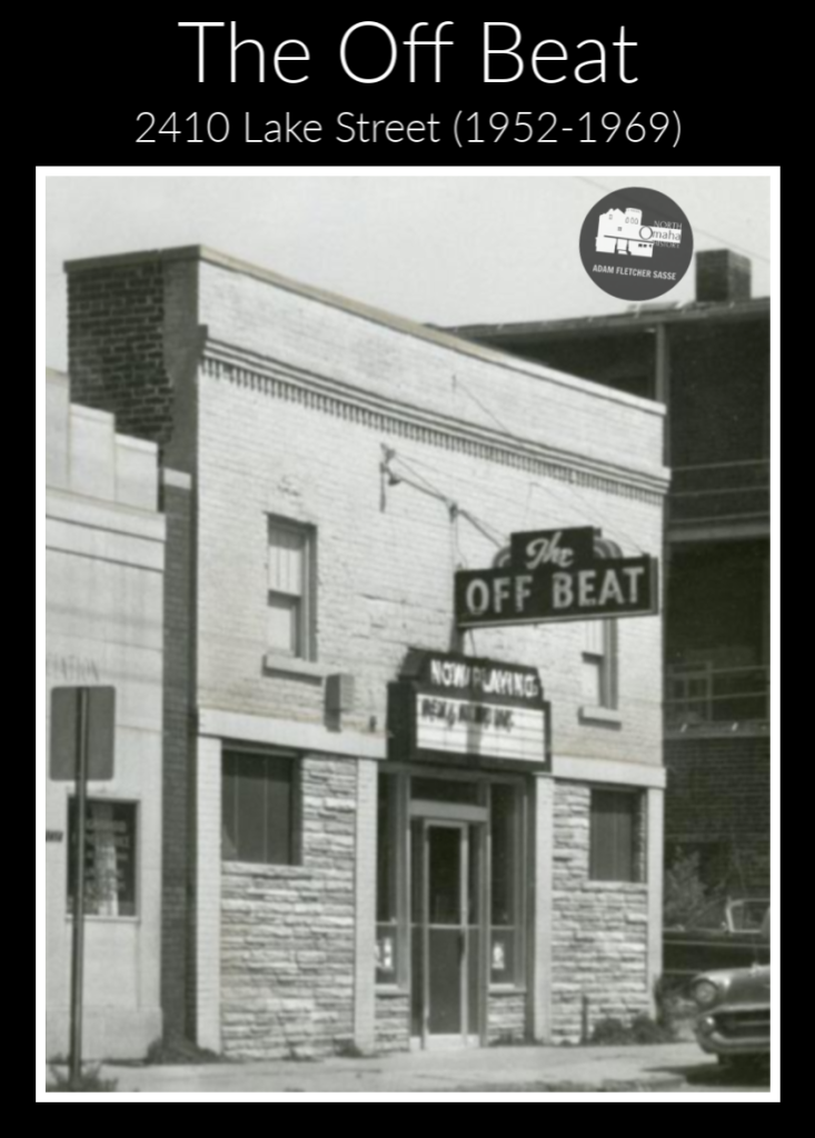The Off Beat Club, 2410 Lake Street, North Omaha, Nebraska
