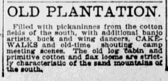 Old_Plantation_ad_1898
