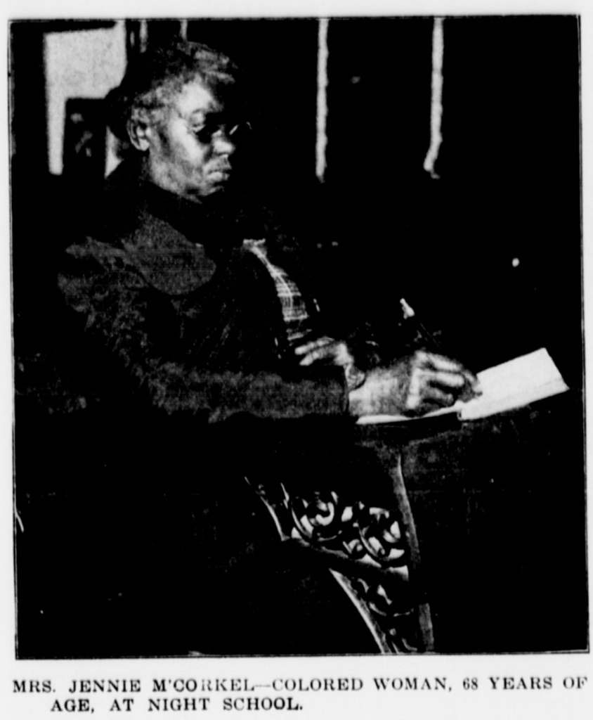 1921 pic of Jennie McCorkel in Omaha Nebraska