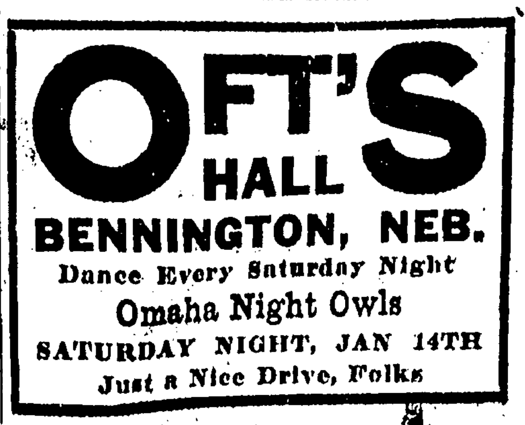 1920 Omaha Night Owls ad