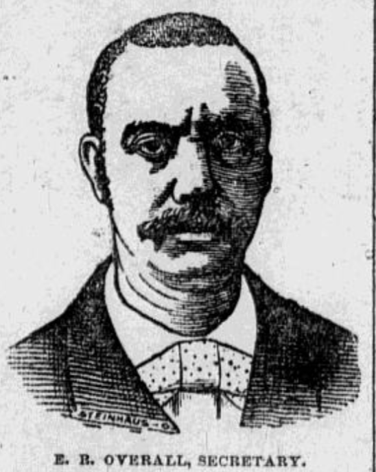 This is Edwin R. Overall (1835–1901) as pictured in 1894. Overall was a leader in the Omaha African American community for 30+ years.