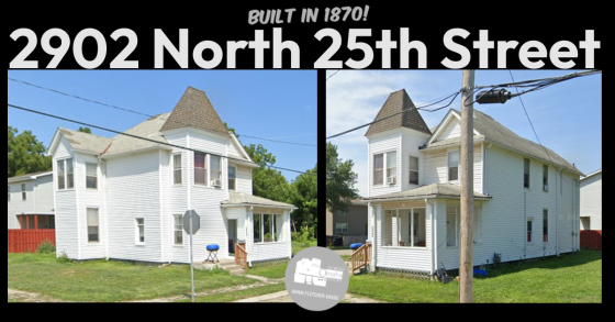 The house at 2902 N. 25th St. in North Omaha was built in 1870! A muted Queen Anne style house, its yearning for historical recognition!