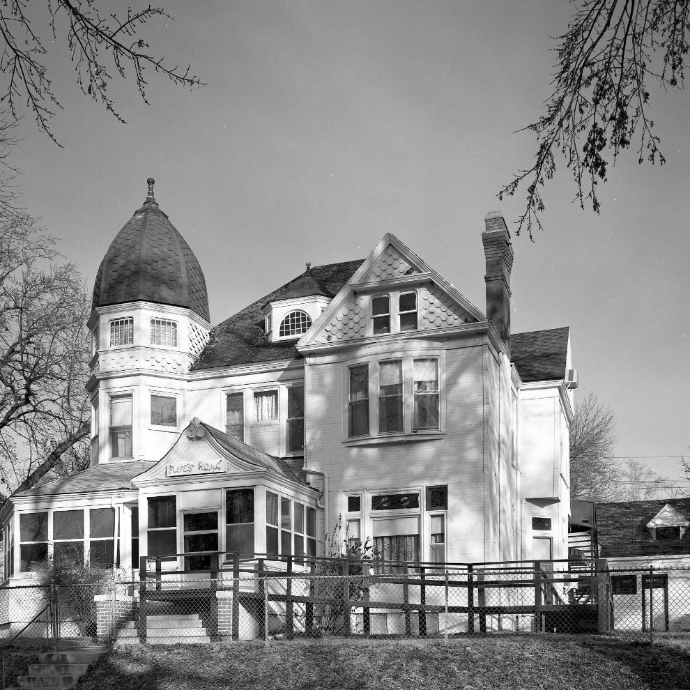 This is the John P. Bay House at 2024 Binney Street in North Omaha, Nebraska, after renovations circa 1981. This photo is courtesy of the City of Omaha Planning Department. It was taken by Mr. Lynn Meyer, who was also the administrator for the Landmarks Heritage Preservation Commission from 1980 to 2007.