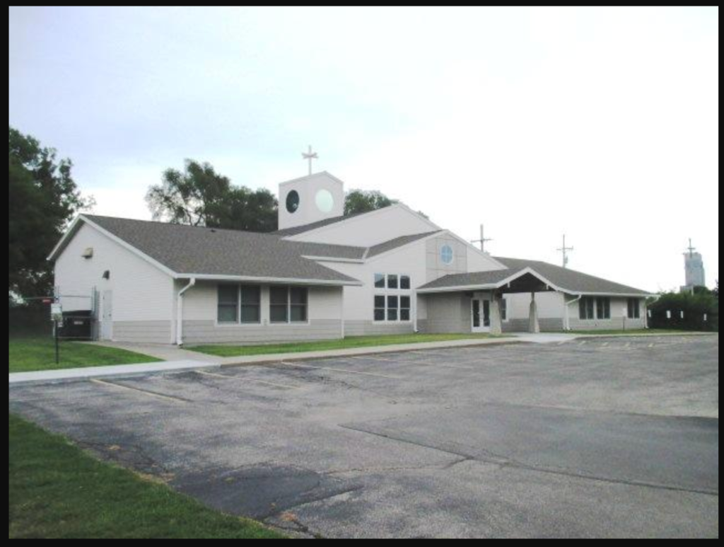 This is the North 24th Street Church of God at 2021 N. 24th Street in North Omaha. Founded in 1923, this building was constructed in 2001.