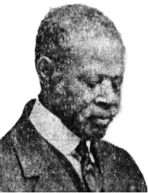 This is Cyrus D. Bell (1848-1925), a pioneering Black businessman, politician and newspaper publisher in Omaha.